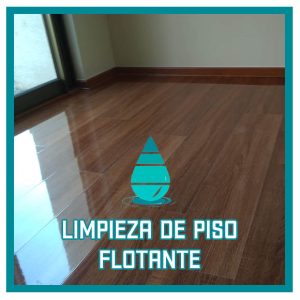 Limpieza de piso flotante